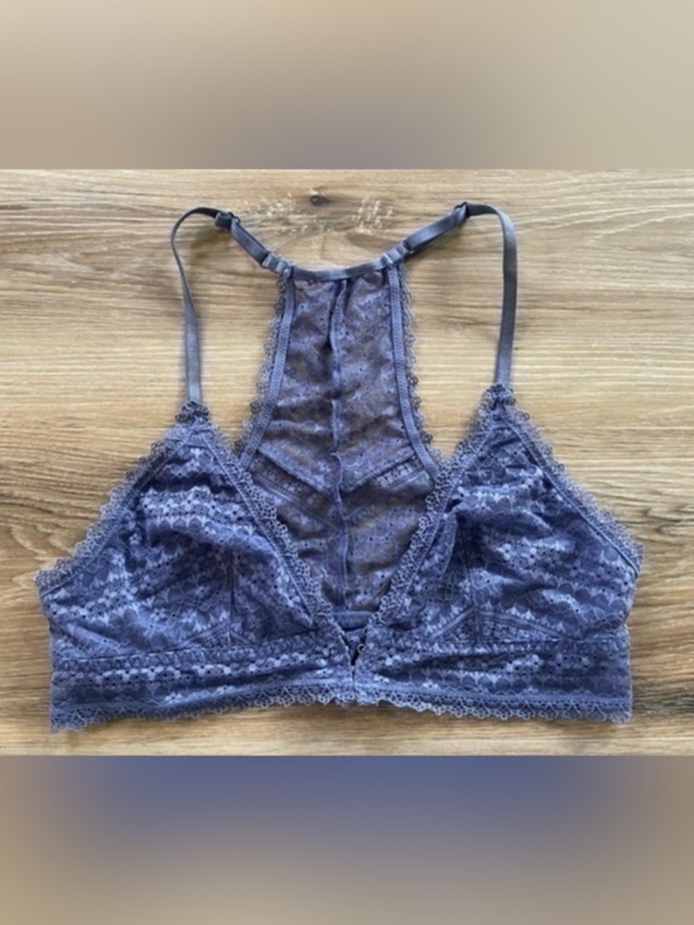 NWOT Victoria’s Secret Periwinkle Blue Lace Bralette